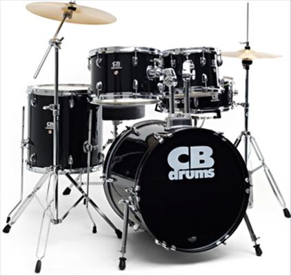 Black-CB-Percussion-Drum-Set-Rentals